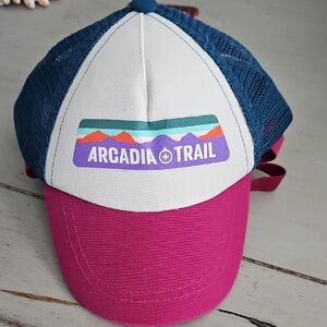 Dog🐾 Cap Arcadia Blue, Pink & Cream Size Medium/Large